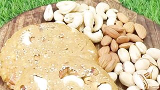 Gud ki dry fruit chikki recipe