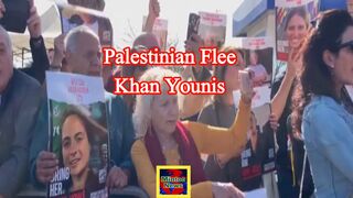 Thousands flee Khan Younis as Israeli army surrounds city