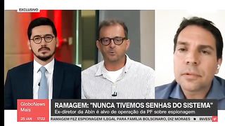 Integra entrevista GloboNews / Delegado Ramagem (25/01/2024).