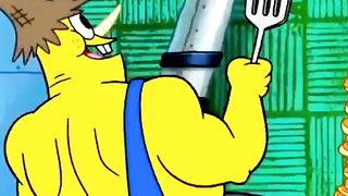 Spongebob Spatula Style Breakfast !!!