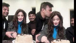 Sajal Ali faces criticism for cake cutting video with make-up artist
