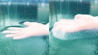 Really stretchy ice
