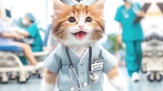 Cute cat was taken away
