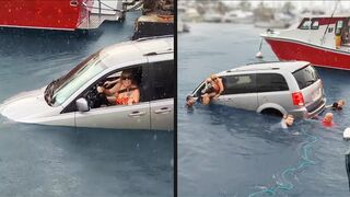 The dumbest driver ever