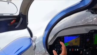 Pilot accidentally opens the plane door.