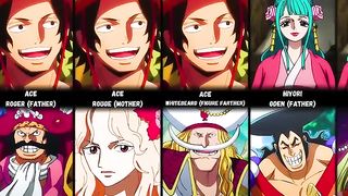 Parents and their Children of One Piece Characters