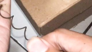 DIY make an eel fishing rod from a shock spring