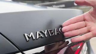 Inside the luxurious #Maybach S 580 Night Series ♟️ #ASMR #MercedesBenz#