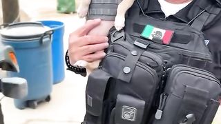 It's better not to joke with a police assistant
