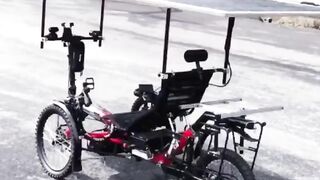 solar powered bicycle technology.