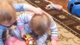 twins in action