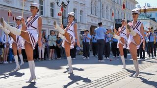 Russian Girls Bonus Parade Orchestra