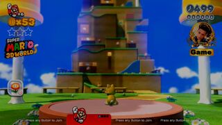 Super Mario 3D World: World 1, Screen 3, Mount Beanpole