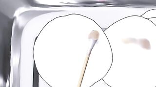 ASMR clean the dirt in the ear