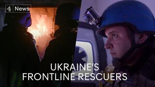 On the ground with Ukraine's frontline rescue squad