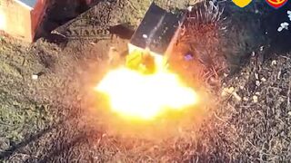 Ukrainian artillery air reconnaissance unit destroys Russian positions