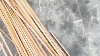 Bamboo making process- Good tools and machinery make work easy