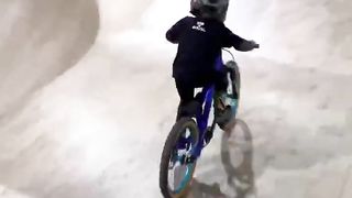 Feeling good - dreaming of his 'air out' tricks one day!