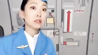 Flight attendant gets a gift from a passenger ???? #truestory #shorts