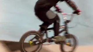 Riding BMX at 4？ #enjoytheride
