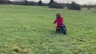 3 year old PW50 riding motocross kids ????❤️