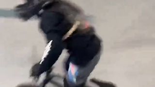 Riding BMX as a pre schooler #enjoytheride