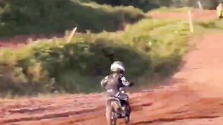 Motocross riding in the golden hour #enjoytheride