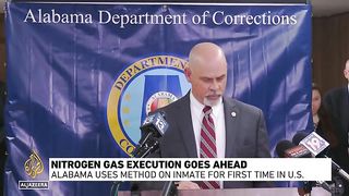 Nitrogen gas execution goes ahead: Alabama uses method on inmate for first time in Alabama