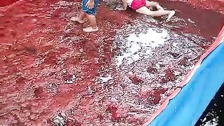 Setiap kali panen, pasti BOCIL pada berenang dikolam????