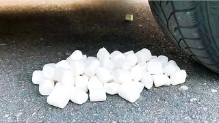 MINI MELANCIA, Erupção de pasta de dente da Giant Mtn Dew, Coca Cola, Balões Orbeez vs Mentos