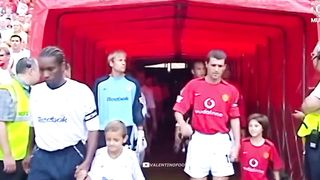 Cristiano Ronaldo First Match For Manchester United