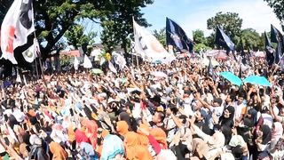 PRESIDENTIAL CANDIDATE NUMBER 1 ANIES BASWEDAN CAMPAIGNS IN WEST SUMATRA