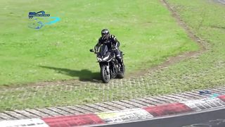 NURBURGRING Motorcycle Crash Fails Compilation 2021