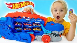 Chris plays with toy cars and saves  Wheels City