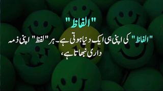 لفظ صرف معنی نہیں رکھتے