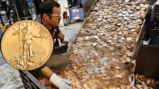 How Coins Are Made in Factory - How Money is Made -US Mint Coin Minting Process - US Dollar