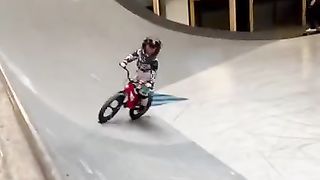 Bike riders at the skate park - Act your age？!
