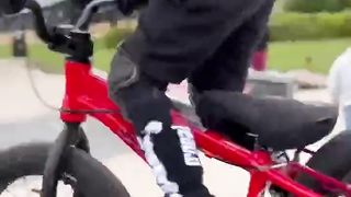 This Spawn Yoji gave this 3 year old BMX riding powers at the skate park  ????