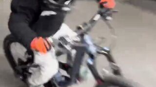 4 year old puts new bike to the test ???????? #enjoytheride