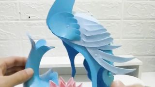 Home Made Peacock With plastic Bottles