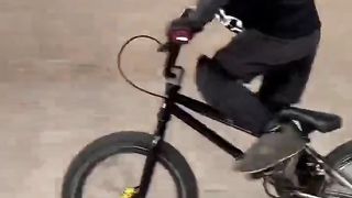 Well thats a big BMX ramp!!