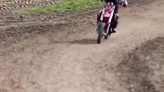 Tiny motocross rider throwback ???????? #enjoytheride