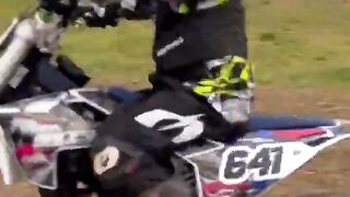 Tiny motocross bike？! #enjoytheride