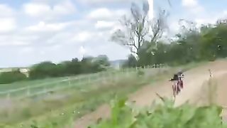 Motocross riding toddler - learning the lines from @oliviareynoldsmx