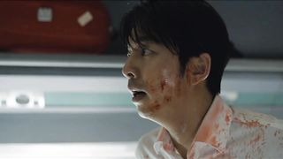 Zombies movie scene
