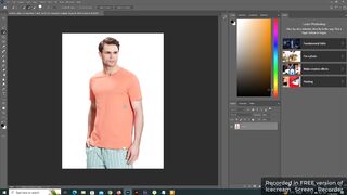 How to change T-shirt colors in photoshop - 2 MINUTES TUTORIAL!!!