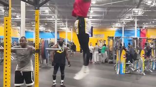 The top bar is 11 FT or higher , I'm 5"11 and I'm 205 lbs