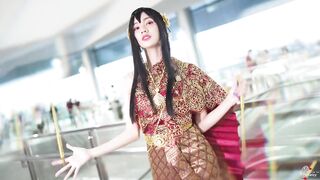 【معرض السيارات】فتاة إستعراض معرض سيارات دونغهاي 4K (26)