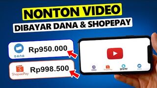 MAKE MONEY ONLINE : Nonton VIDEO DIbayar 1JT, Aplikasi Penghasil Uang Saldo Dana & SHopeePay Gratis, Game Penghasil Uang.
