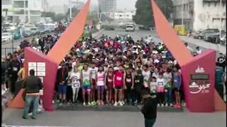 Pakistan's first marathon race begins in Karachi, large number of athletes and citizens participate